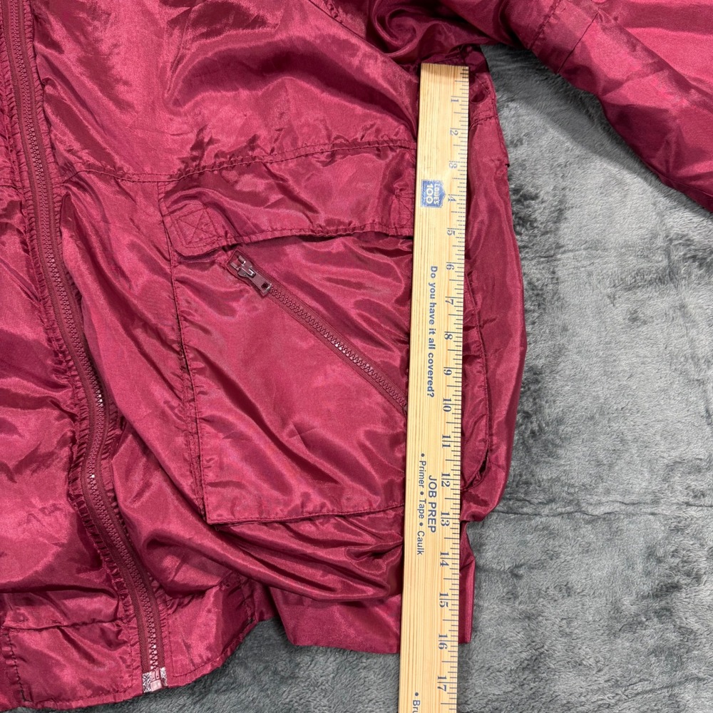 AST Sportswear Mens 5XL Maroon Nylon Tracksuit Zip Off Pants Jacket Set RN 77201 - Picture 7 of 15